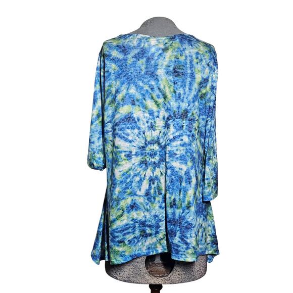 Tie Dye Embellished Tee Size Medium - Picture 2 of 3